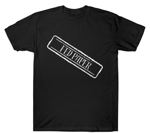 FED PAPER T- SHIRT w/ white logo